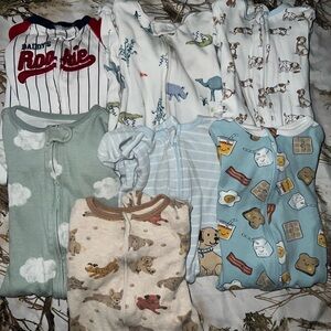 7 Baby boy 3-6 months sleepers
